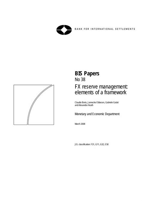 fx reserve management elements   framework    fx reserve management