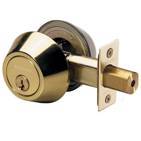 buy master lock dso keyed  double cylinder deadbolt mega depot