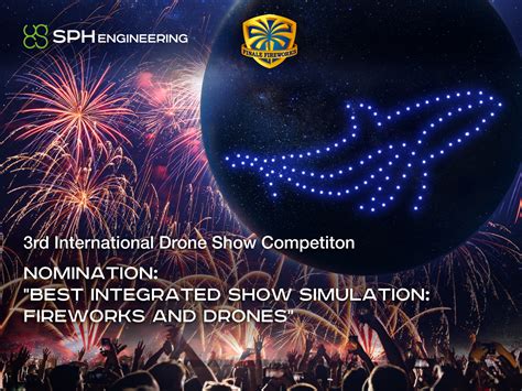 fireworks companies  participate    international drone show competition