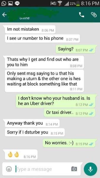 woman confronts alleged mistress with number found on husband s phone