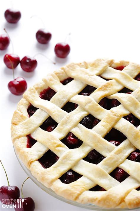 cherry pie recipe gimme  oven