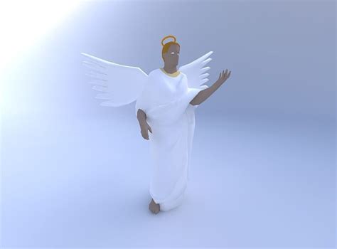 angel 3d model female cgtrader