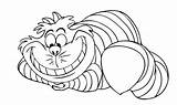 Cheshire Cat Coloring Pages sketch template