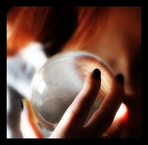 crystal ball   hand  vision crystalised despit flickr