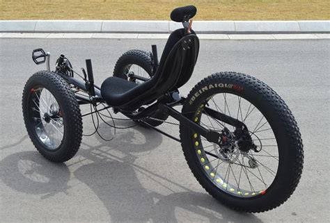 new deviant recumbent trike fat tire bike tad01 uncle wiener s wholesale