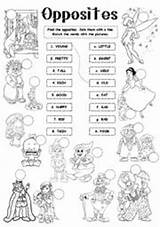 Opposites Worksheet Opposite Adjectives Worksheets Kids Coloring Adjective Pages Worksheeto Young Via Kindergarten Tall Short Easy Activities Small Big Learners sketch template