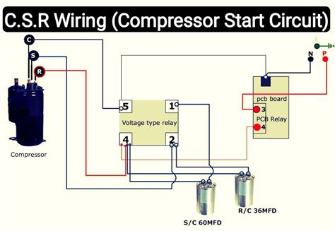home air conditioner compressor wiring diagram