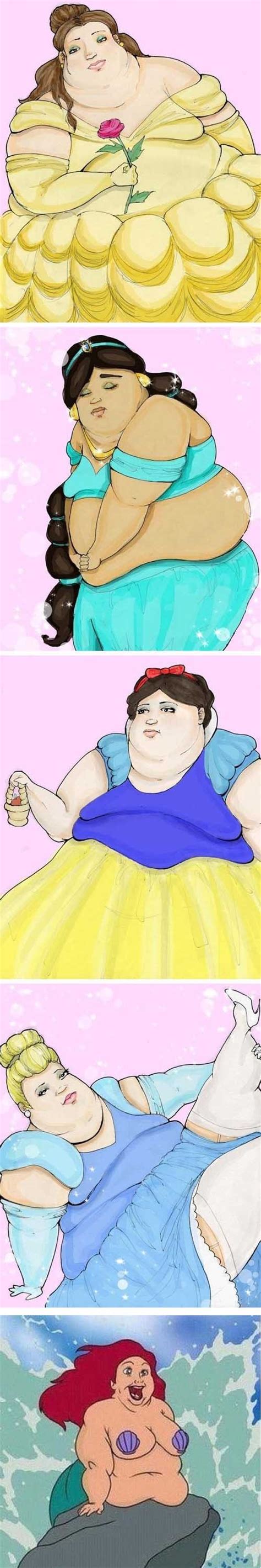 If Disney Princesses Were Fat