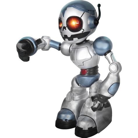wowwee zombiebot deluxe silver  robot advance