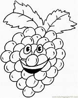 Grapes Coloring Pages Grape Printable Fruit Cartoon Clipart Fruits Happy Colouring Crafts Kids Humanoid Cluster Gif Comments Clip Choose Board sketch template