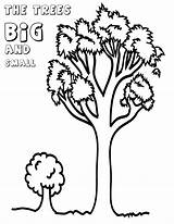 Big Small Coloring Pages Coloringway sketch template