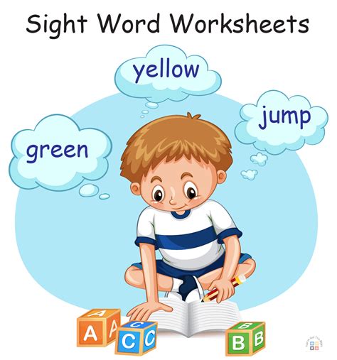 sight word worksheets  grade