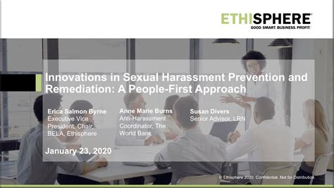 innovations in sexual harassment prevention and