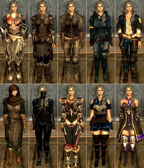 female armor roundup  skyrim nexus mods  community