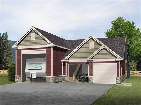 newest house plans  rv garage