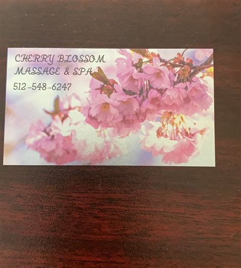 cherry blossom massage spa liberty hill ce quil faut savoir