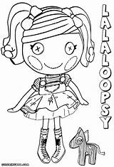 Lalaloopsy Coloring Pages Doll Colorings Pony sketch template