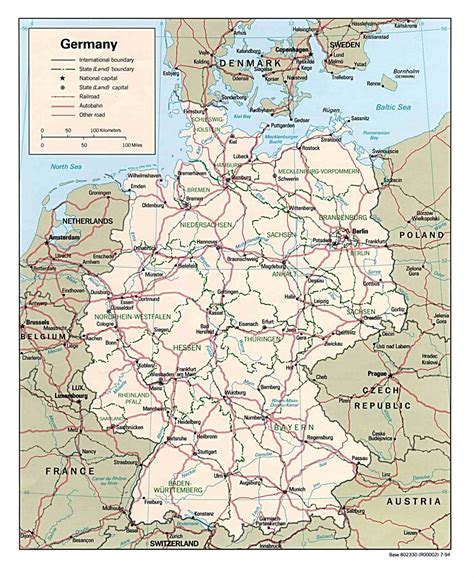 kaart duitsland en bondslanden kaart topografie duitsland en berlijn