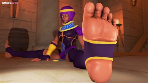 image street fighter 5 menat feet animated foot