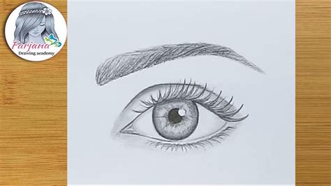 easy   draw  realistic eye  beginners step  step