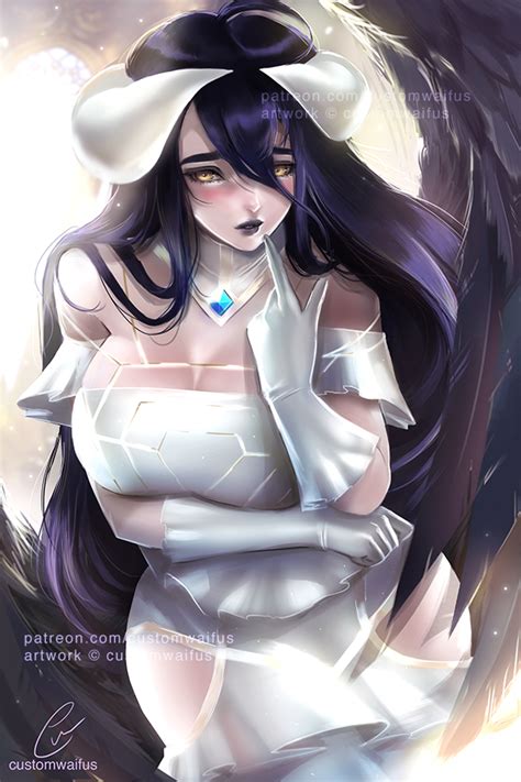 nsfw overlord level1 albedo free to use by customwaifus hentai foundry