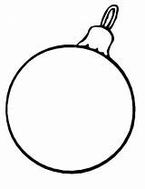 Coloring Christmas Ornament Pages Kids sketch template