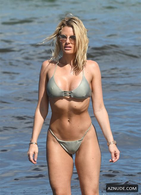 Danielle Armstrong Sexy In A Tiny Bikini On The Beach In