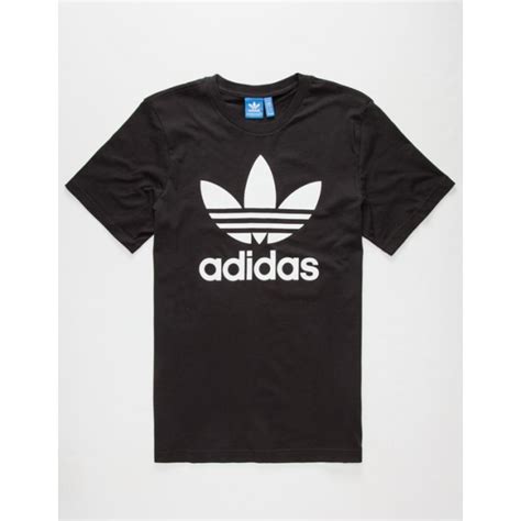 black adidas logo graphics  shirt buyonpk