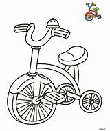 Tricycle Coloring Drawing Getdrawings Desene Getcolorings Color Pages Printable sketch template