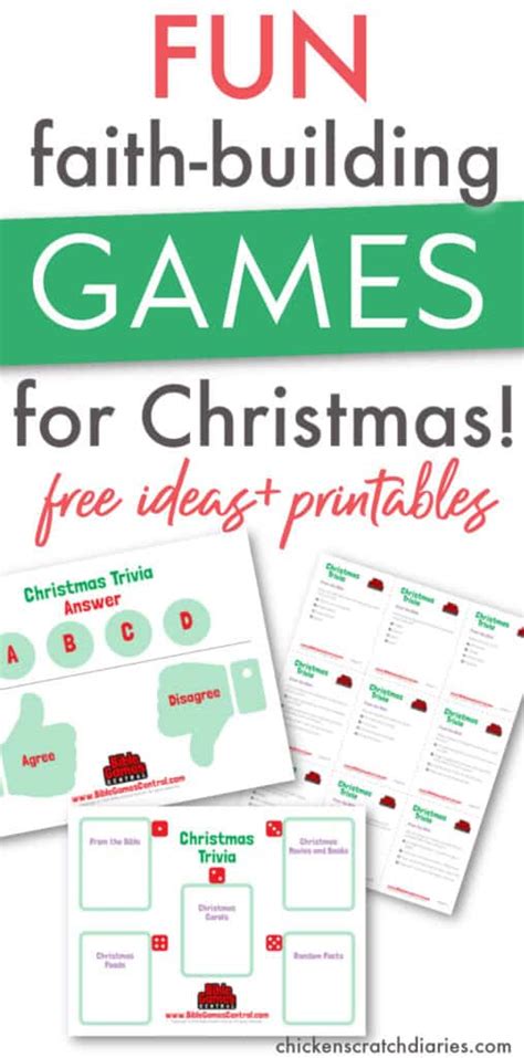 christian christmas games    prep printable activities