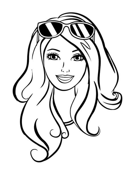 barbie coloring pages black  white   barbie coloring barbie