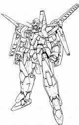 Gundam Coloring Pages Kids sketch template