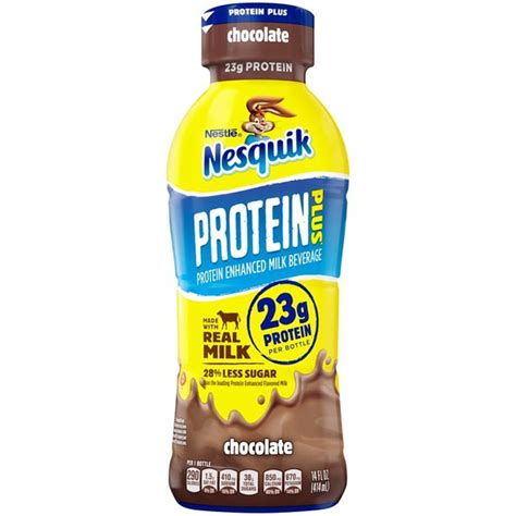 nestle nesquik nestle protein power chocolate milk pack   ready