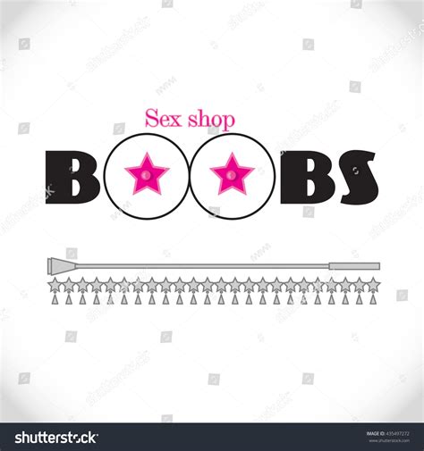 Cute Sex Shop Logo Stock Vector Royalty Free 435497272 Shutterstock