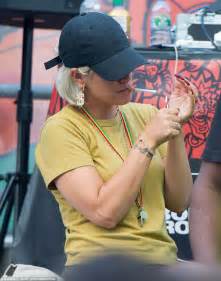 Lily Allen Seen Swigging Liquor From A Bottle And Chain Smoking At