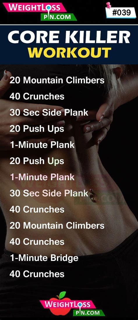 Morning Core Workout Challenge Best Flat Abs Workouts