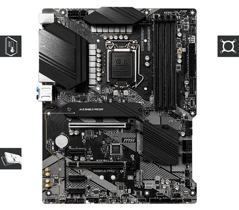 msi   pro proseries atx intel motherboard electronic gears