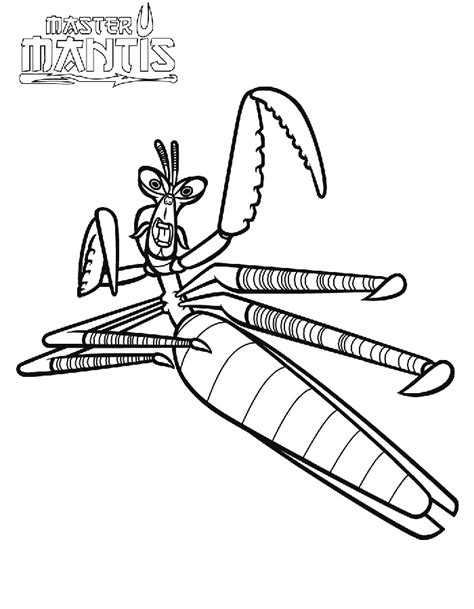 Kung Fu Panda Coloring Pages