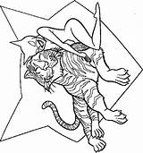 Coloring Catwoman Pages Drawing Printable Tiger Drawings Getcolorings Getdrawings sketch template
