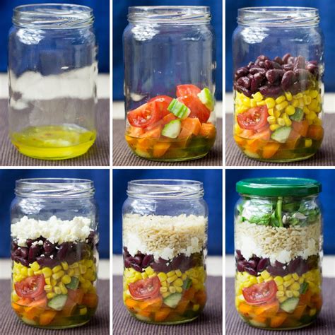 pack  salad   jar  stunning recipes