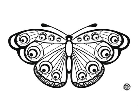 beautiful butterfly coloring pages   print kids