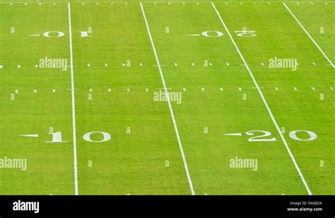 yard lines   football field stock photo alamy
