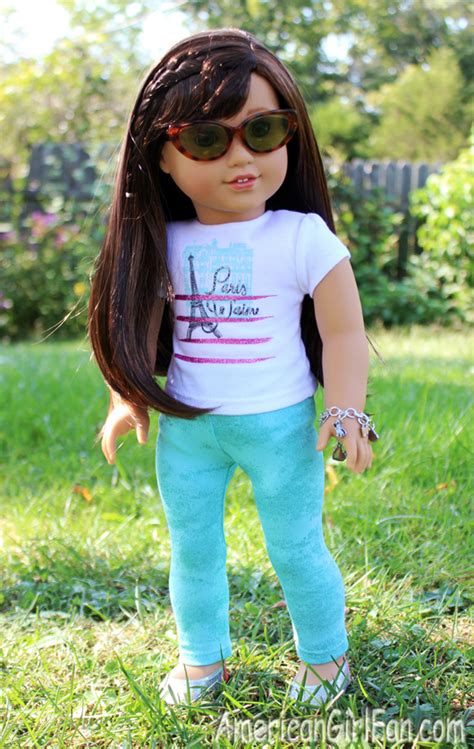 grace models  cool coral american girl outfit americangirlfan