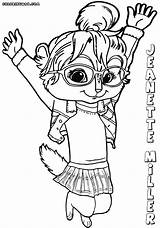 Chipettes Coloringway Colorings sketch template