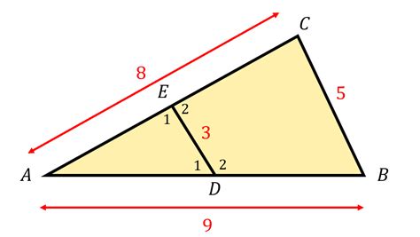gelijkvormige driehoeken aantonen wrts