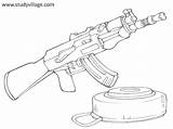 Gun Coloring Pages Military Machine Ray Getdrawings Drawing Getcolorings Printable Color sketch template