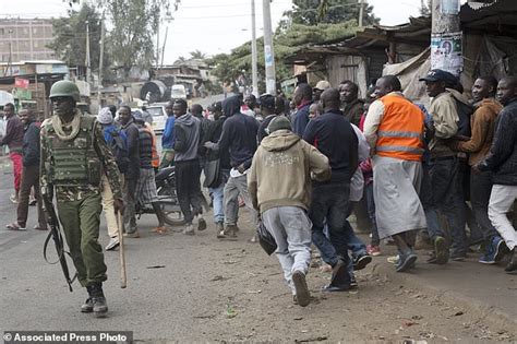 kenyas  history  deadly election unrest daily mail