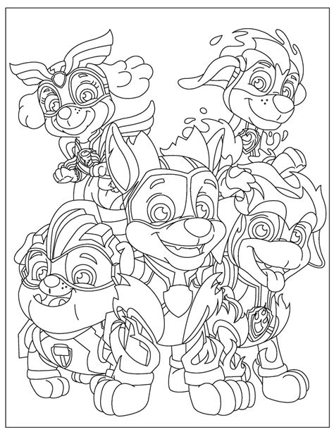 paw patrol coloring pages  kids  love  pdfs