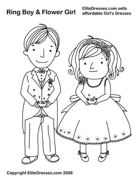 flower girl coloring pages flower coloring page