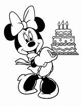 Mouse Minnie Coloring Pages Birthday Mickey Printable Disney Mikey K5worksheets sketch template